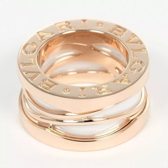 BVLGARI B.ZERO1 Design Legend Necklace Be zero one K18 Pink Gold/ceramic 1... - Picture 6 of 9